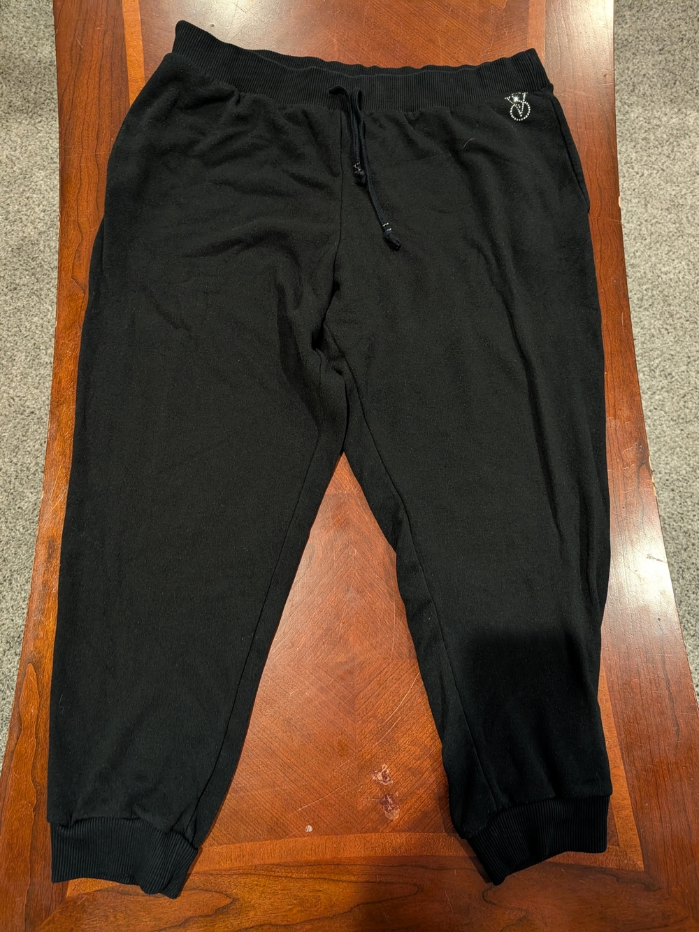 Victoria's Secret Black Joggers with Drawstring